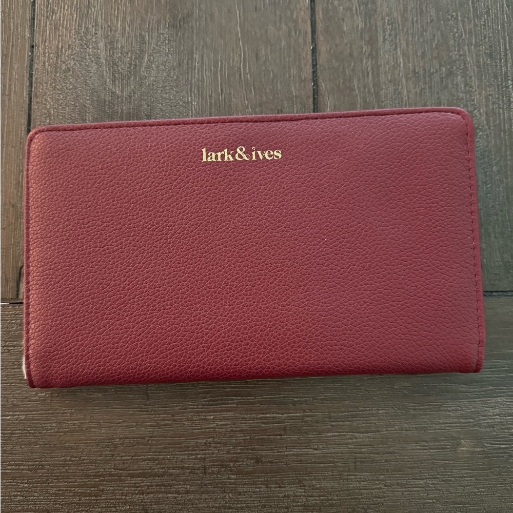 Lark & Ives Red Wallet